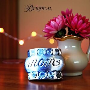 BRIGHTON Swarovski Crystal, Gold, and Silver Slider Charms TIMELESS!